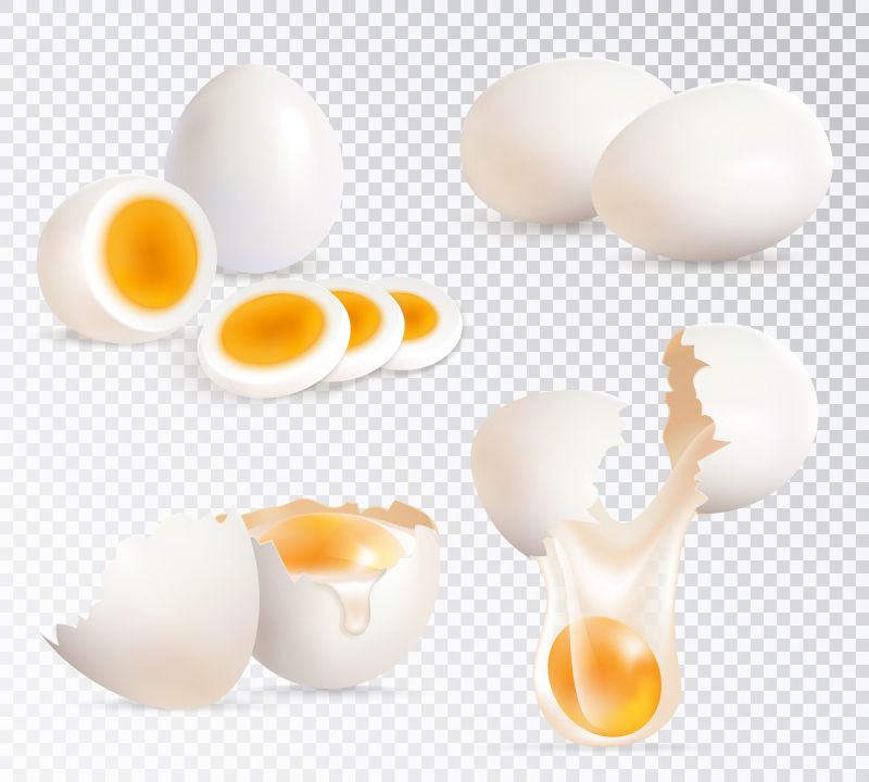 抽象矢量卡通鸡蛋设计