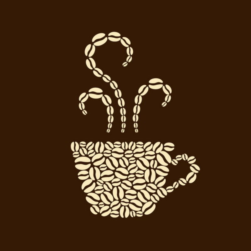 复古咖啡插图矢量设计