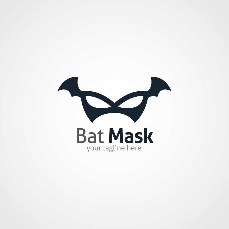 矢量蝙蝠标志logo设计