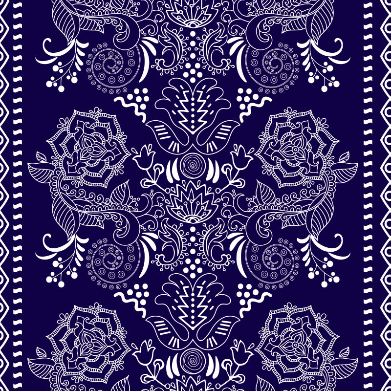 创意矢量现代紫色花纹装饰设计背景