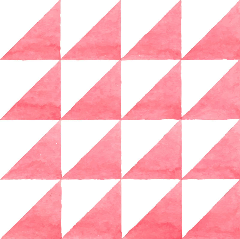 抽象矢量粉色几何三角无缝背景