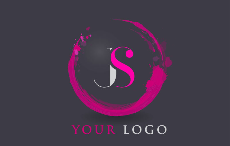 矢量设计js字母标识logo