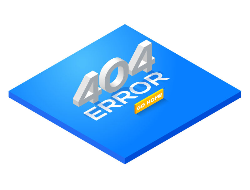 矢量404错误页面插图设计
