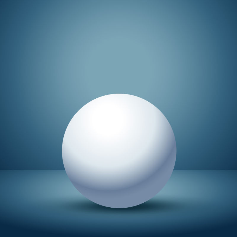 抽象矢量工作室的白球设计