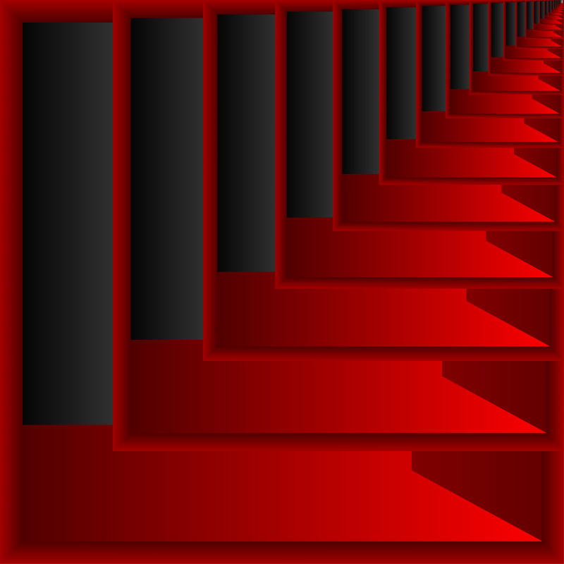 矢量红色阶梯型背景