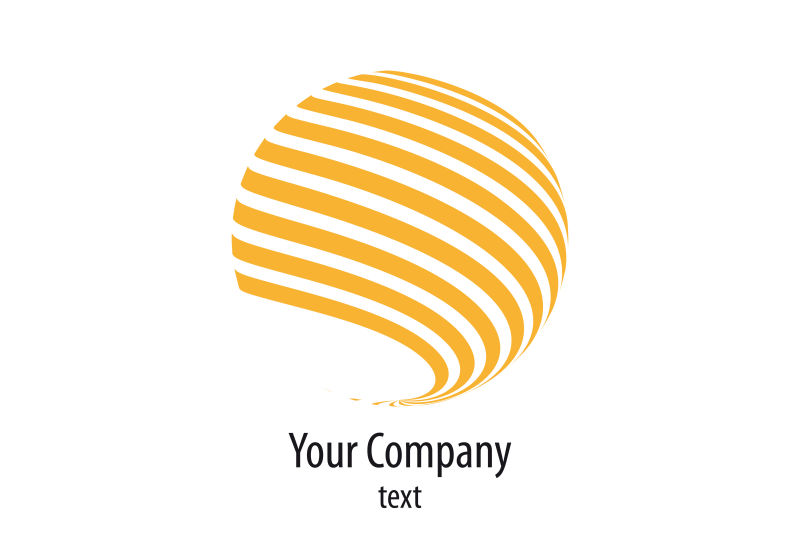 矢量的金色商业logo设计