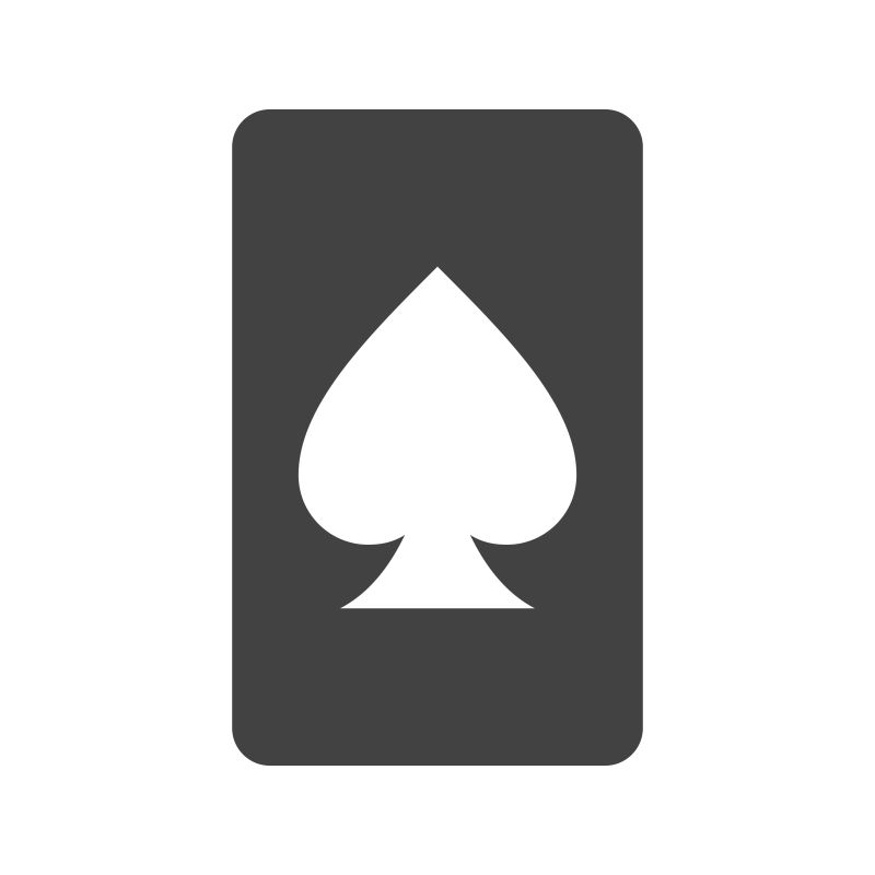 矢量抽象扑克牌图标设计
