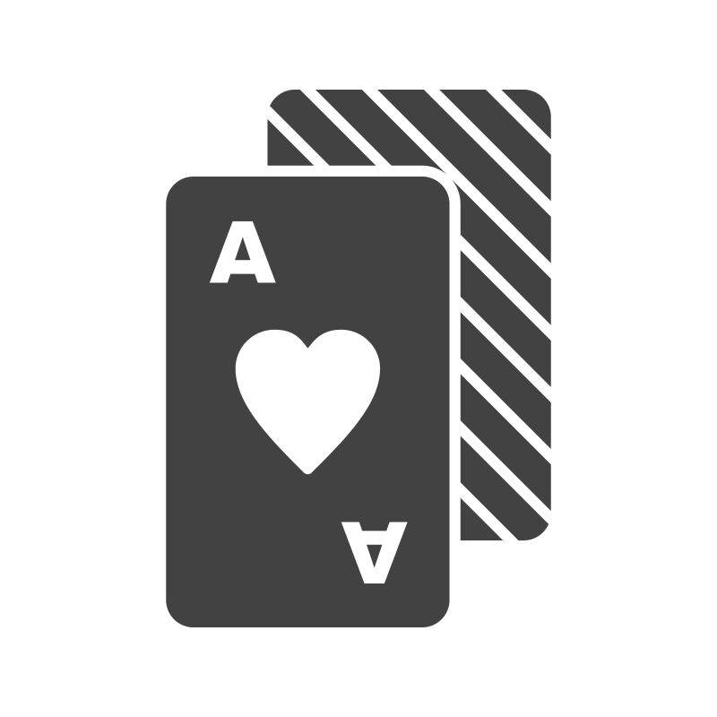 创意矢量赌场扑克牌元素图标设计