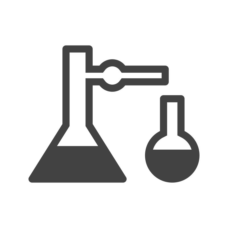 创意矢量现代单色化学图标设计