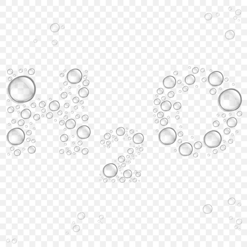 抽象矢量现代透明水滴设计