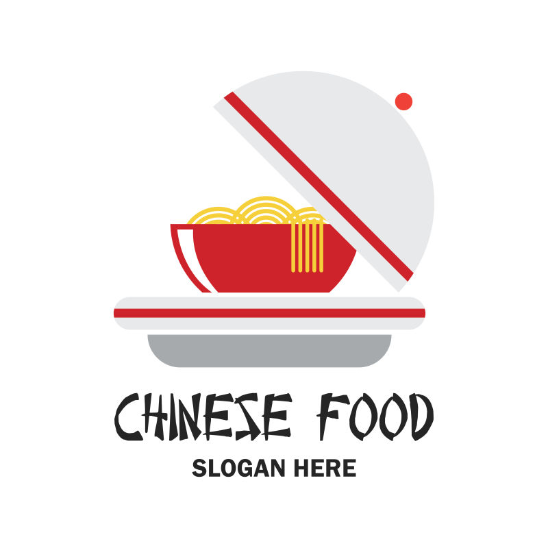矢量现代中餐厅标志设计
