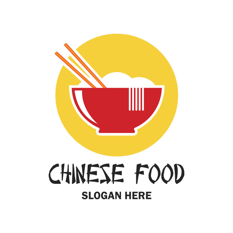 创意矢量中式餐厅标志设计
