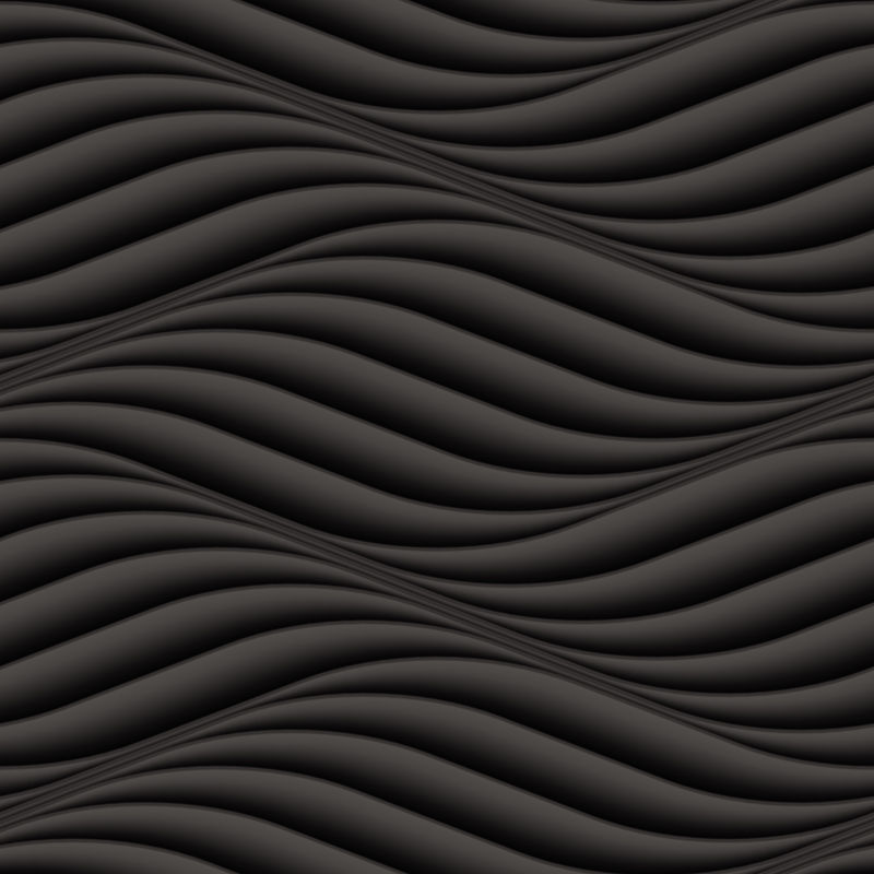 抽象黑色波纹图案矢量背景
