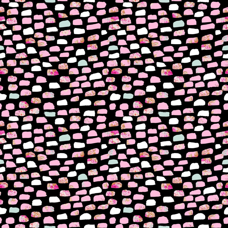 粉色圆点元素装饰设计背景