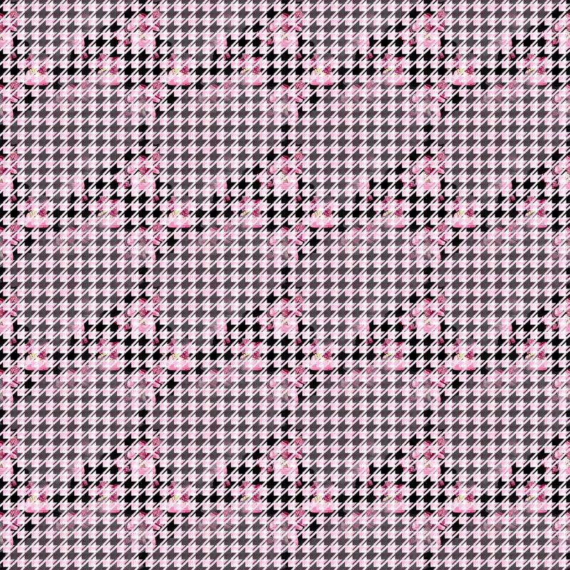 粉色方形元素无缝设计背景