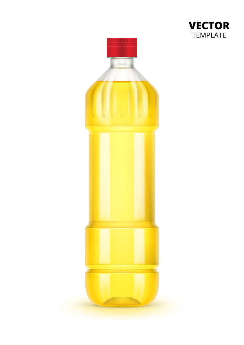 抽象矢量现代油瓶设计