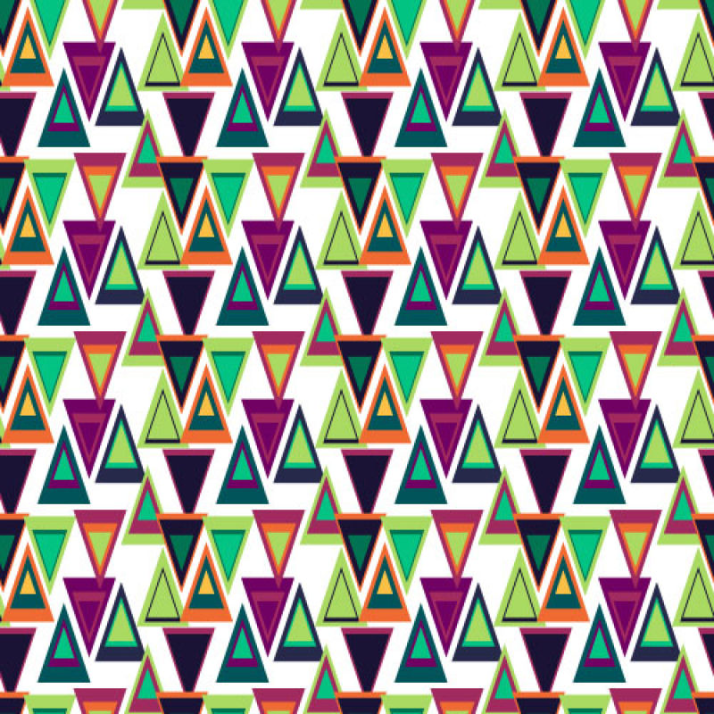 抽象矢量彩色几何三角元素背景设计