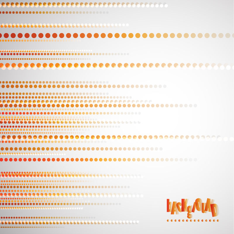抽象矢量橙色圆点元素背景设计