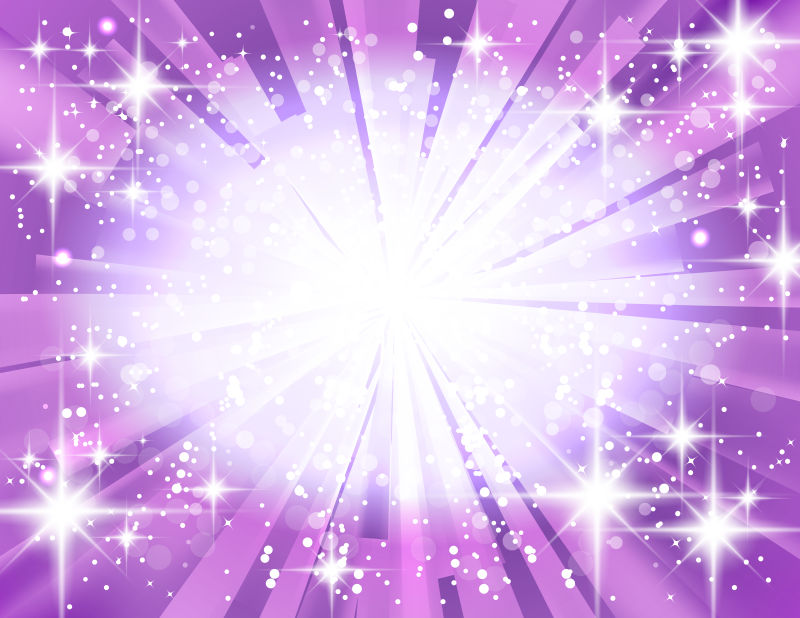 抽象矢量现代紫色星星庆祝背景