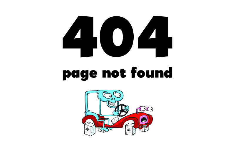 创意矢量页面404概念的平面插图设计