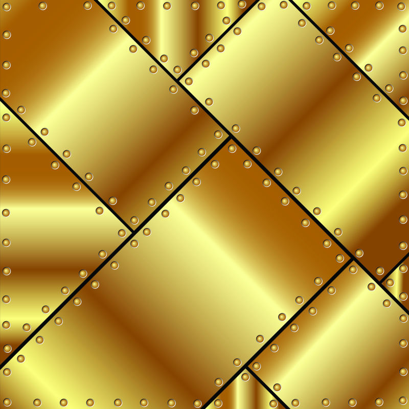 抽象矢量金色方形焊接背景设计