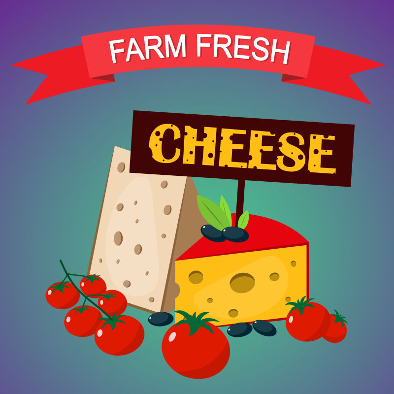 三角片奶酪奶酪图标3D奶酪现实食品矢量插图