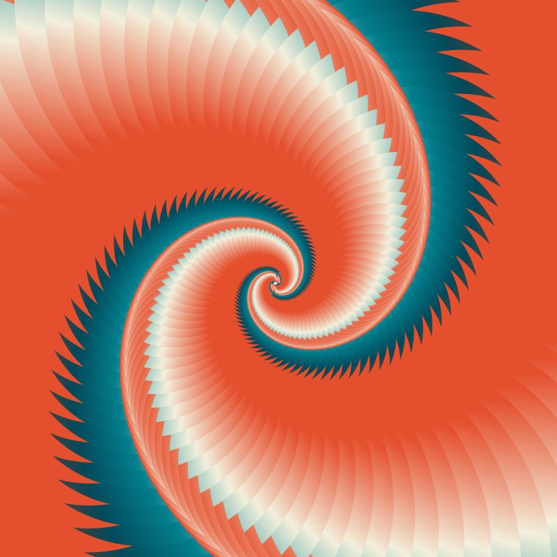 抽象矢量现代几何风格的螺旋背景设计