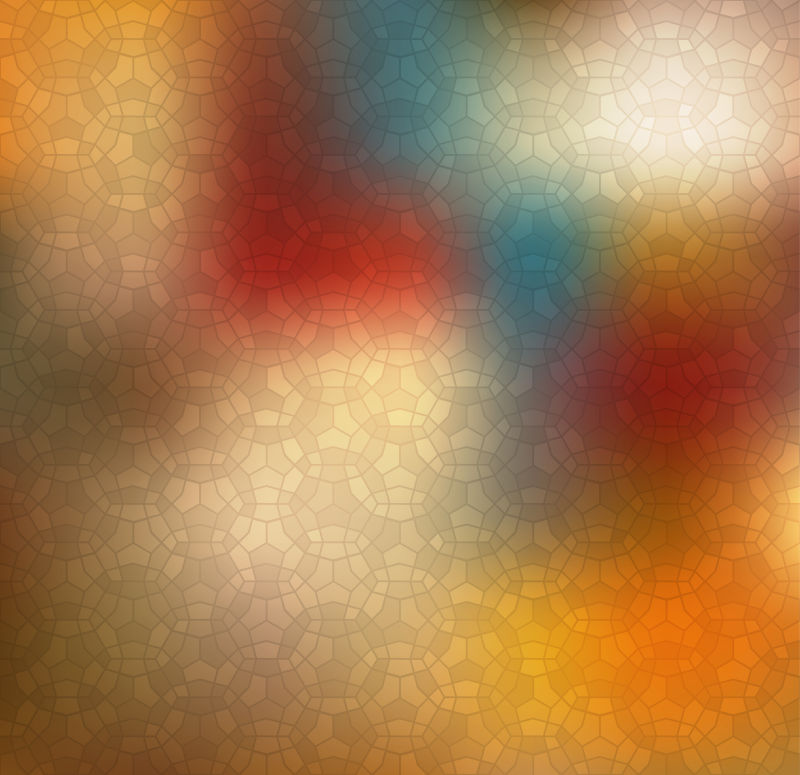 抽象背景几何设计矢量插图有色曲面的几何细分彩绘玻璃窗样式抽象颜色模糊