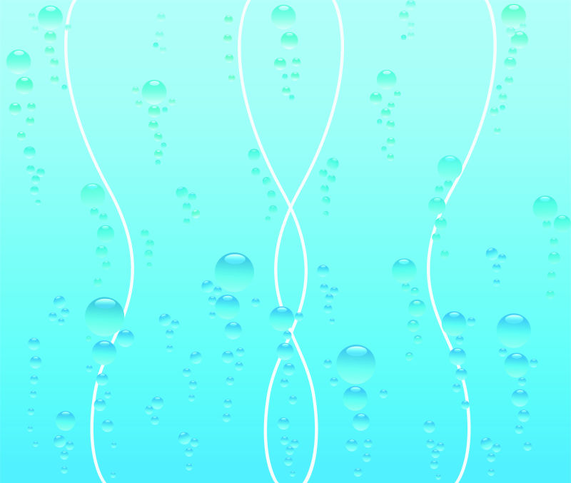 抽象矢量现代蓝色水滴元素背景设计
