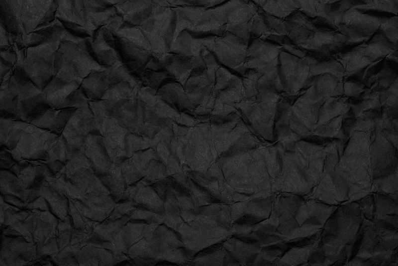 背景-黑色表面-皱纸