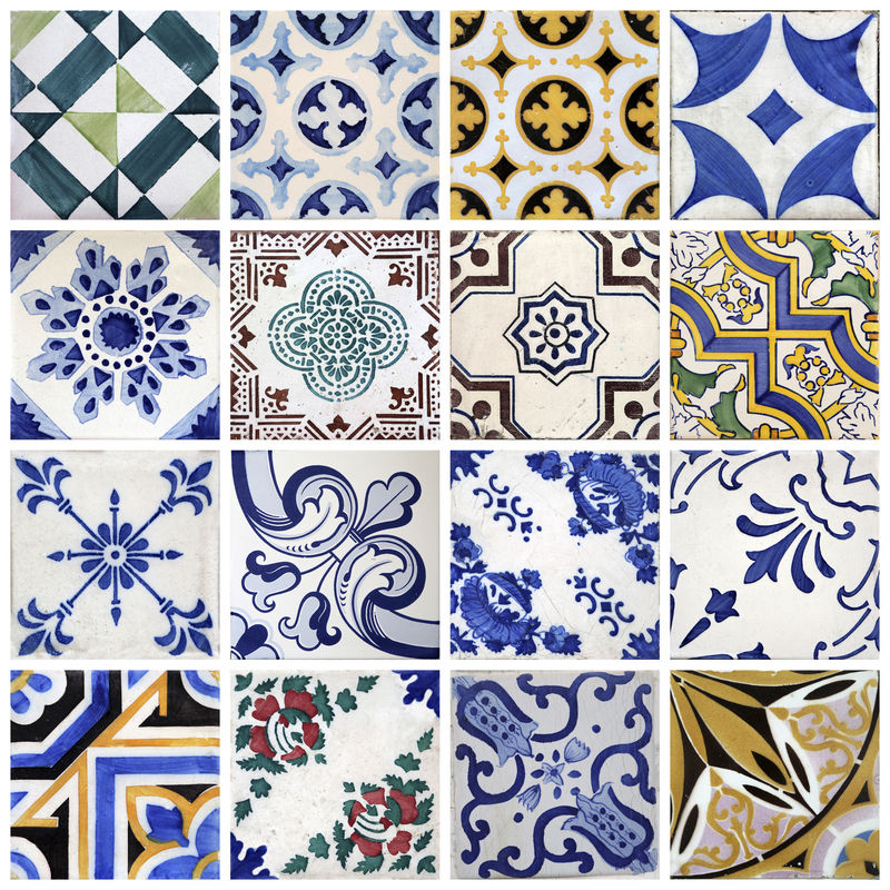 来自葡萄牙波尔图的传统瓷砖