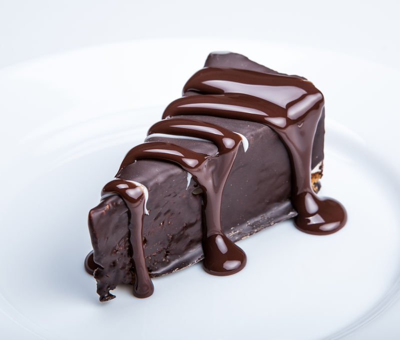特写版巧克力蛋糕