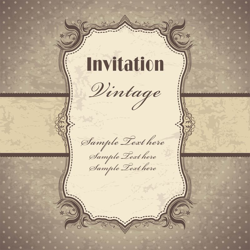 Vintage Frame Template（3）