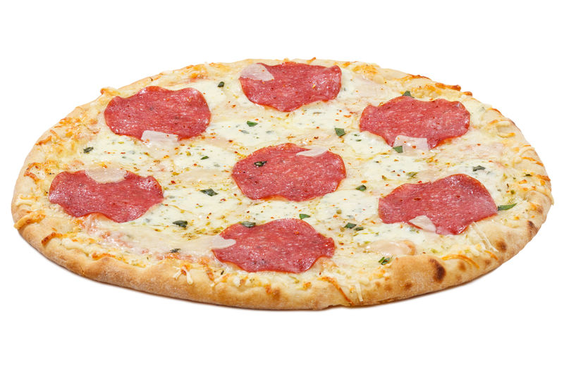 可选的掩模的创造者分离香肠披萨