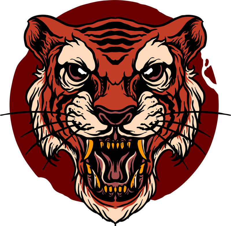 虎头传统纹身