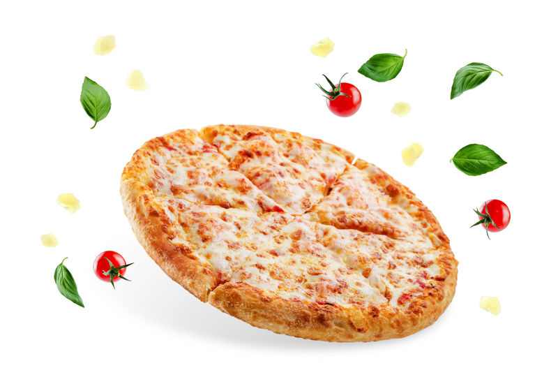 奶酪番茄酱披萨