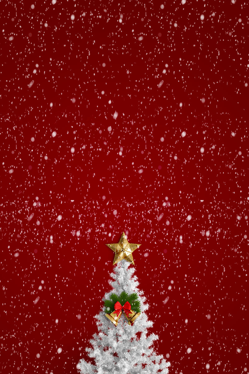 彩雪圣诞树