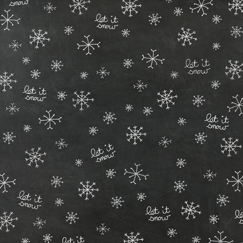 黑色背景下银色雪花的无缝图案-用于横幅问候圣诞贺卡和新年贺卡邀请函明信片纸包装的优雅图案-矢量图