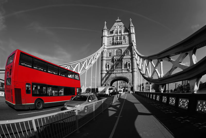 英国伦敦双层塔楼桥