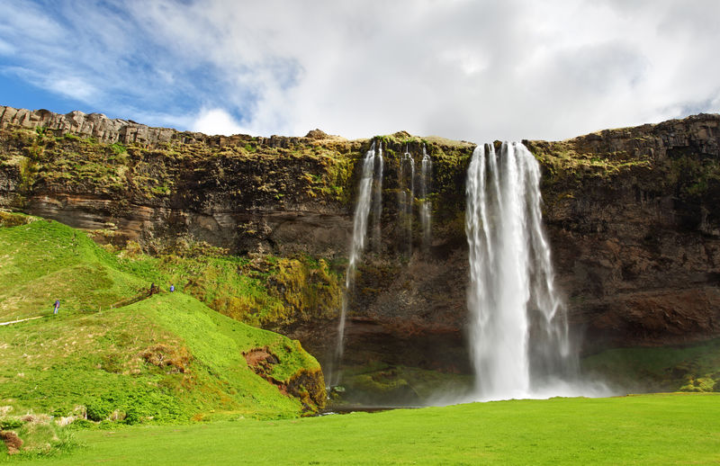 冰岛瀑布-塞尔贾兰德福斯