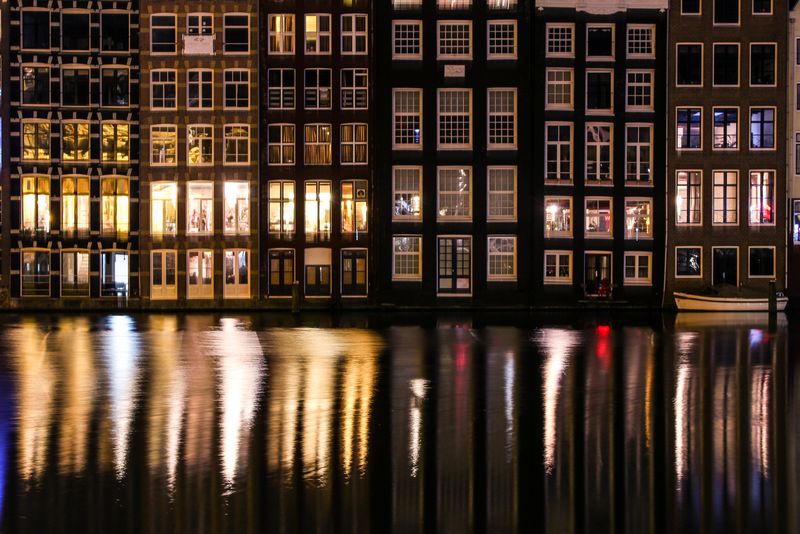 阿姆斯特丹夜市-背景