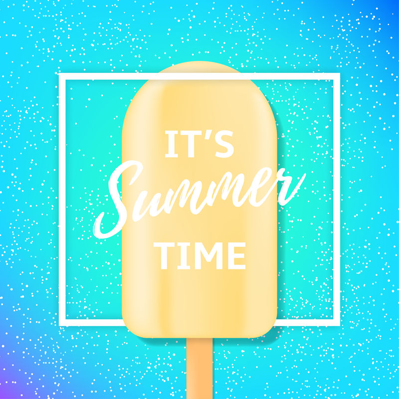 夏季冰淇淋背景
