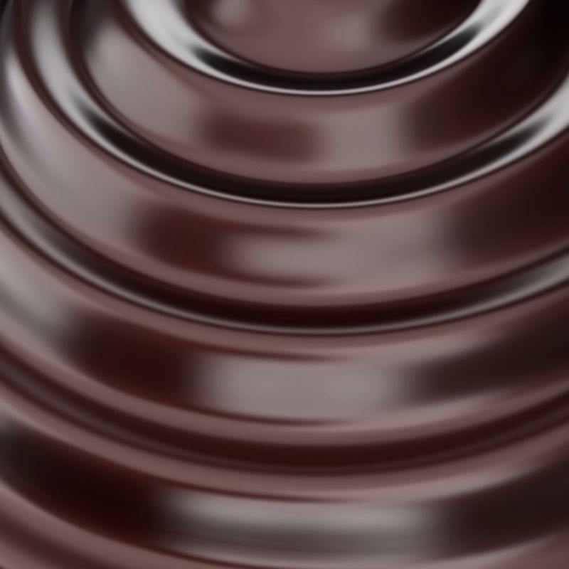 巧克力漩涡-里面有一些平滑的线条
