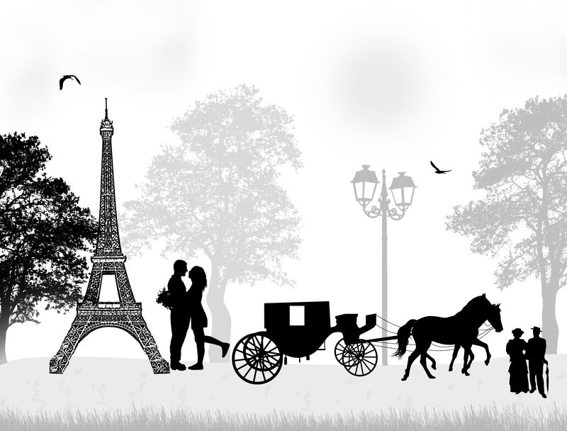 巴黎的马车和情人
