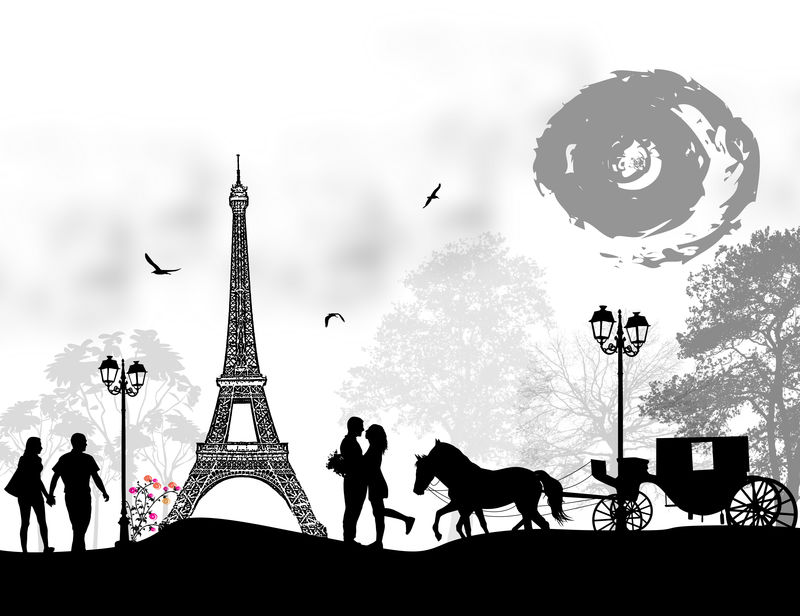 巴黎的马车和情人