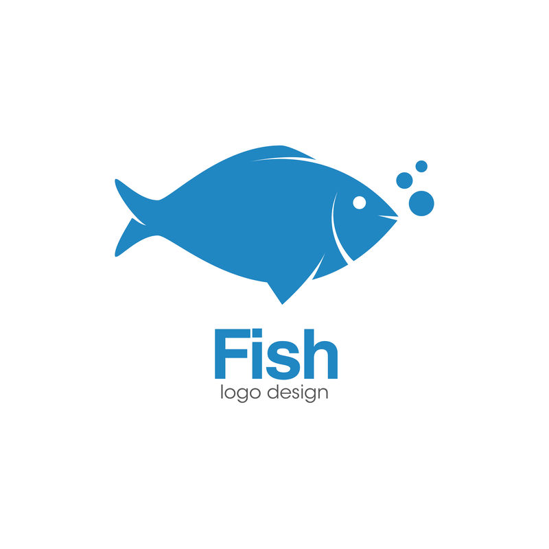 Fish徽标模板