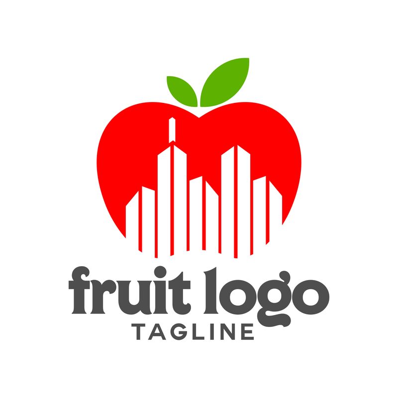 矢量水果标志设计