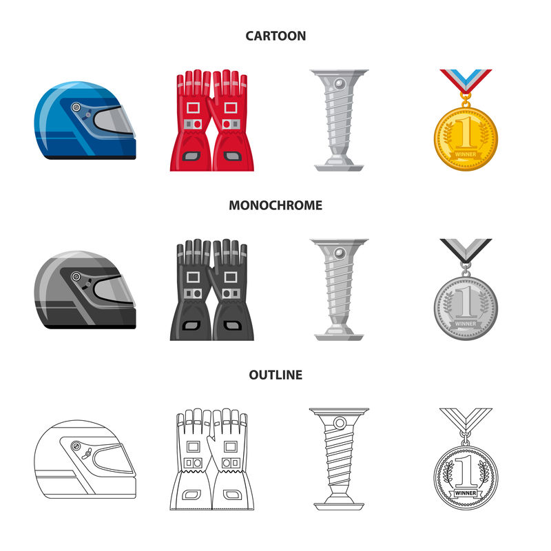 汽车矢量设计和拉力标识-网络的汽车和赛车标志集