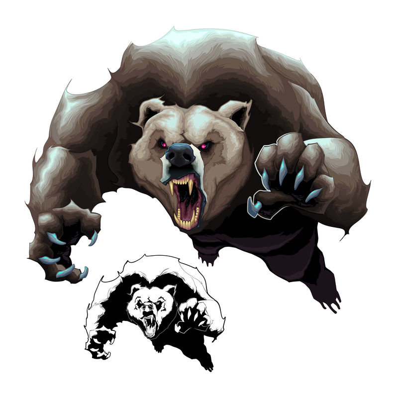 愤怒的棕熊