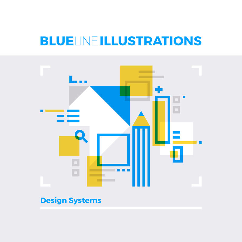 设计系统蓝线图